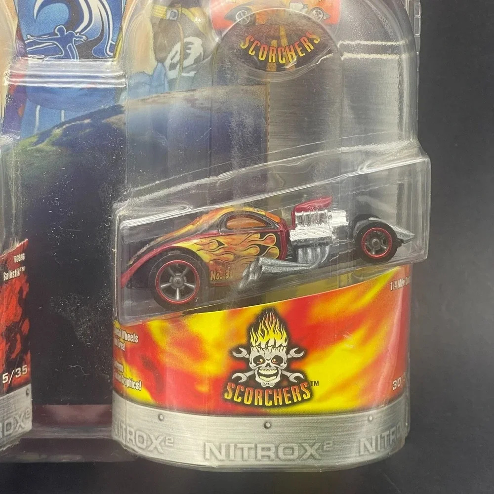 Hot Wheels Ring Of Fire Roadbeast Ballistik Scorchers 1/4 Mile Coupe VHS 1/64‎